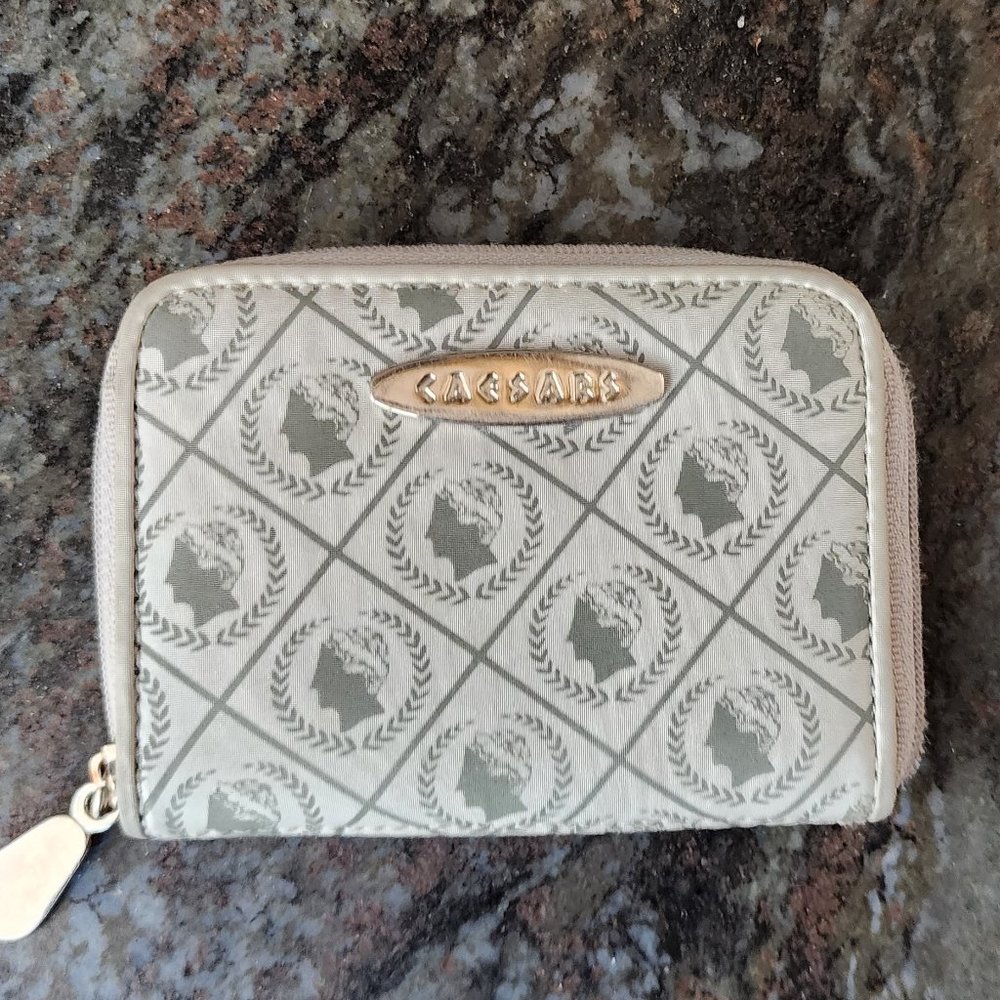 Caesars Gray 2 Compartment Wallet